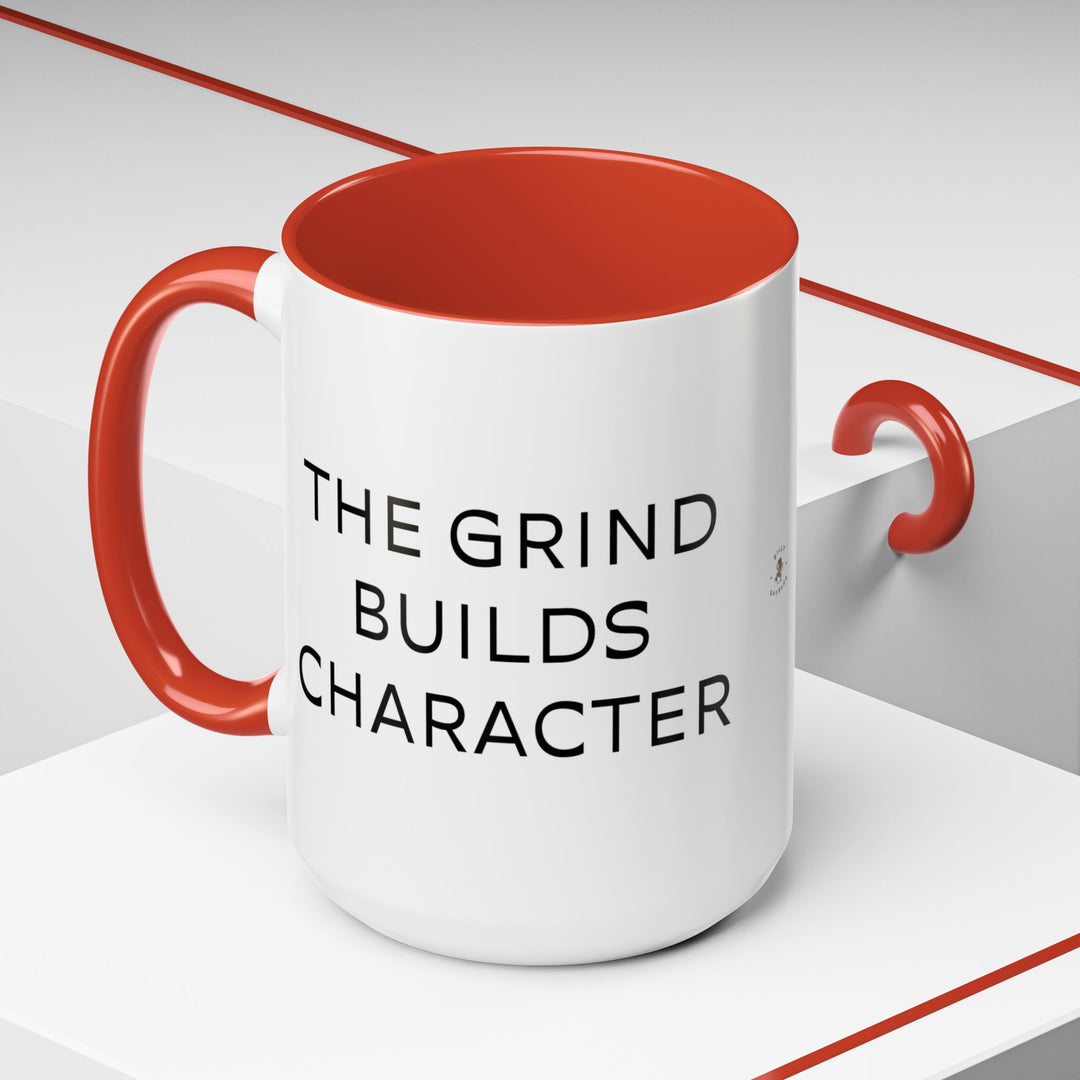 Corporate Clown - The Grind Builds Character – Accent Mug
