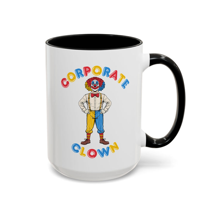 Corporate Clown - Weekends Are for Working – Accent Mug