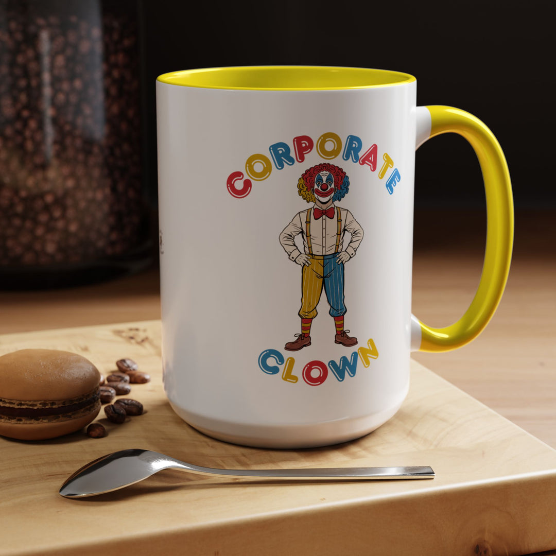Corporate Clown - Weekends Are for Working – Accent Mug