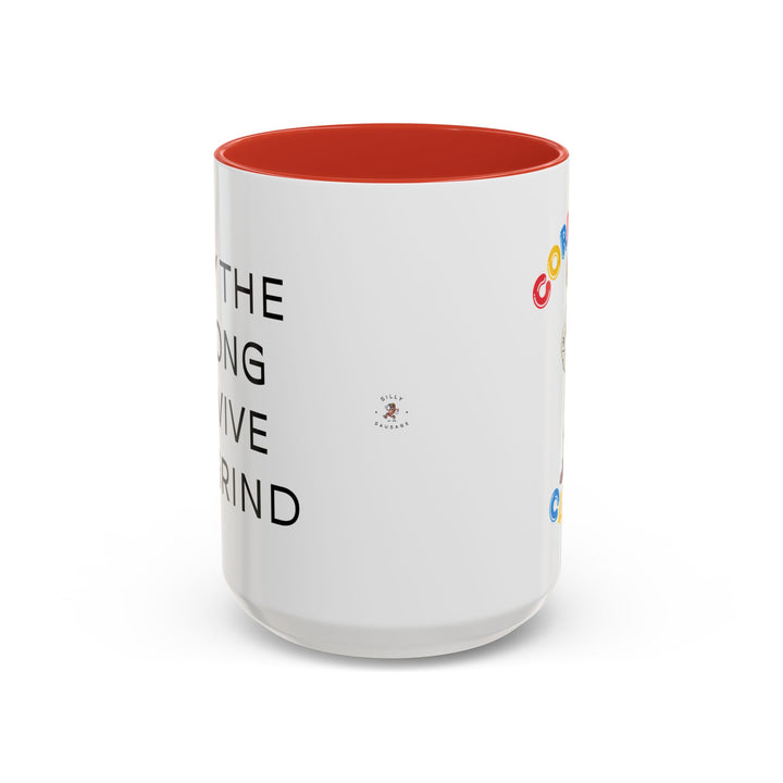 Corporate Clown - Only the Strong Survive the Grind – Accent Mug