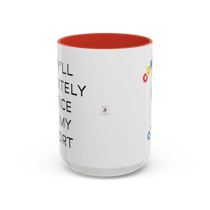 Corporate Clown - They’ll Definitely Notice All My Effort – Accent Mug