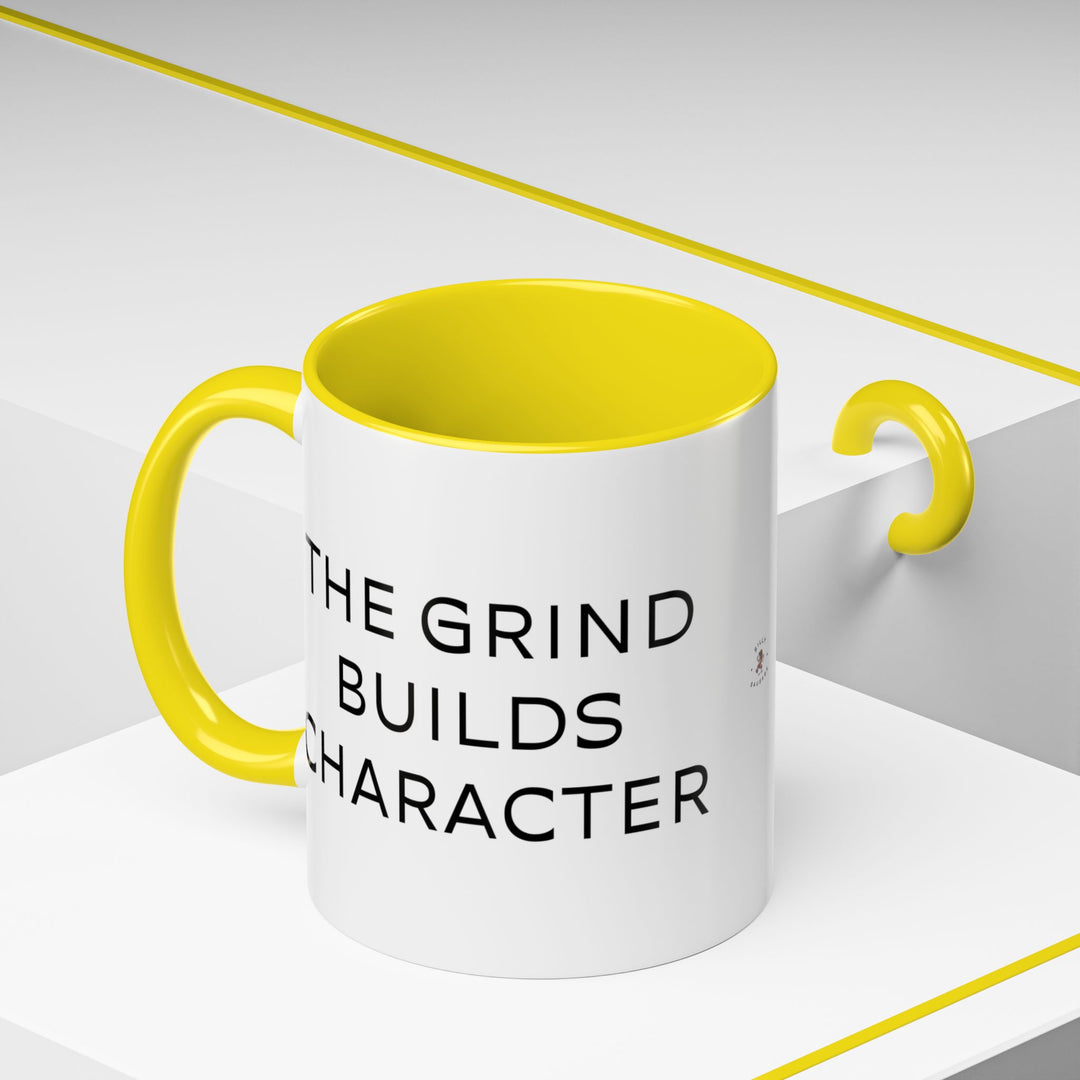 Corporate Clown - The Grind Builds Character – Accent Mug
