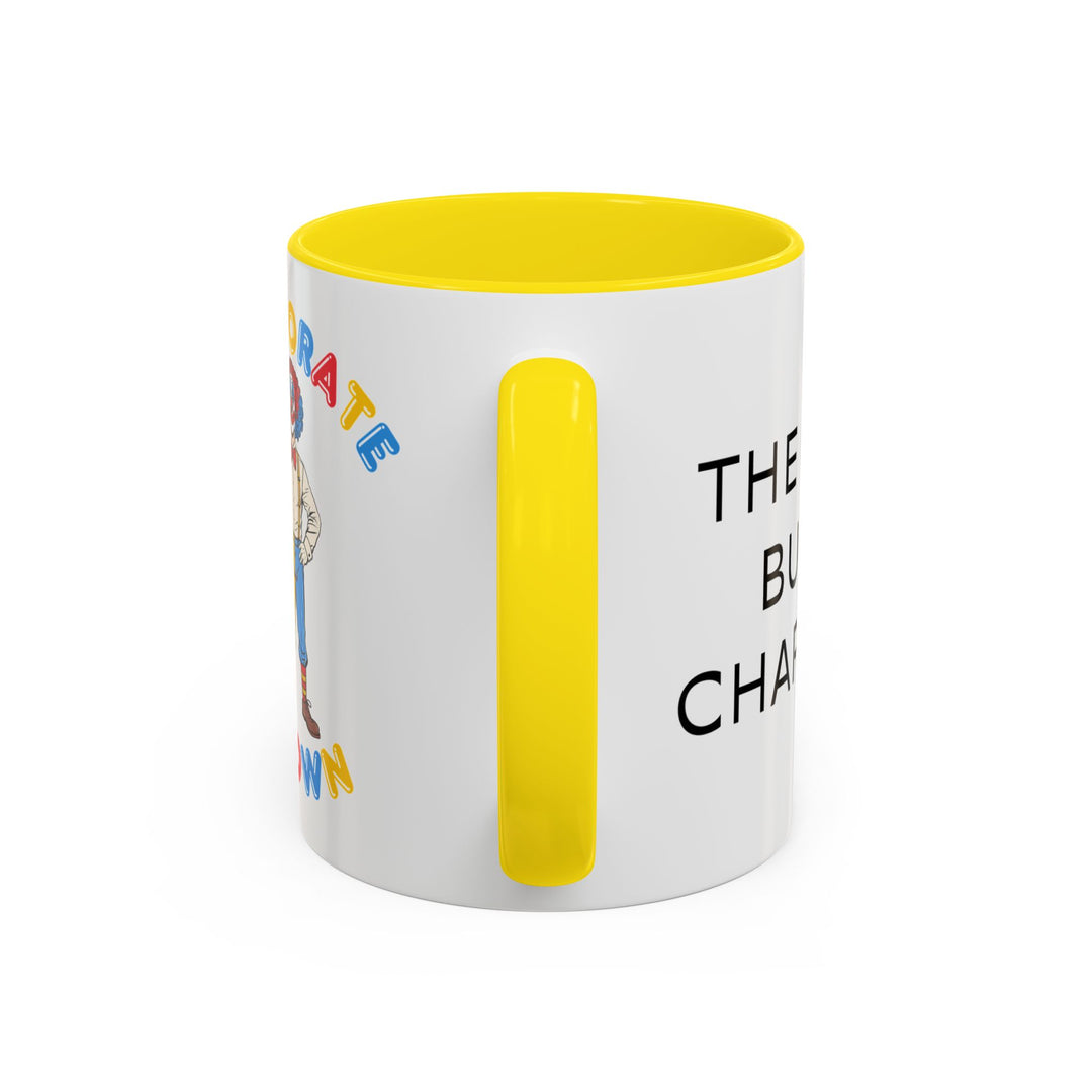 Corporate Clown - The Grind Builds Character – Accent Mug
