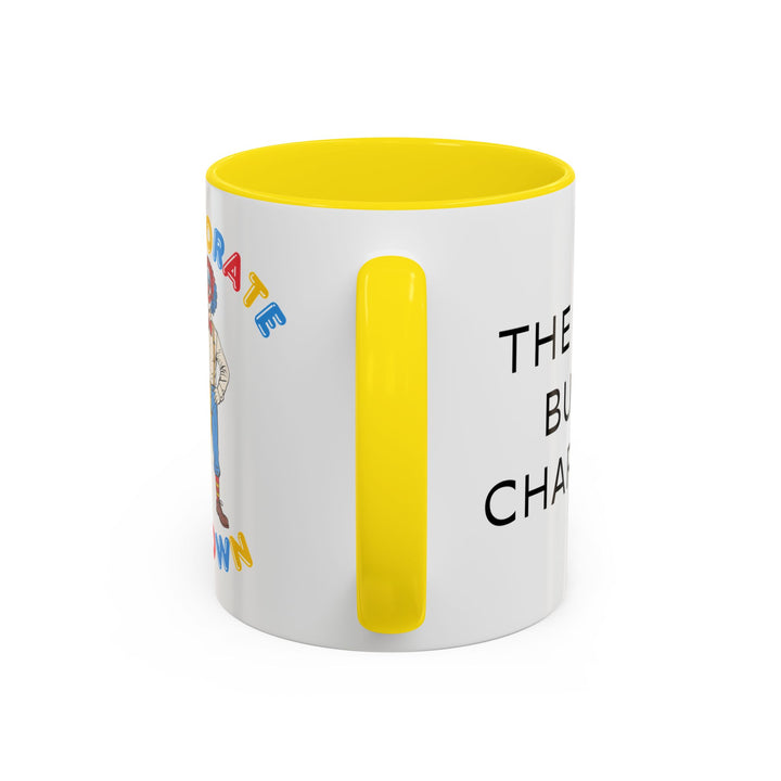 Corporate Clown - The Grind Builds Character – Accent Mug