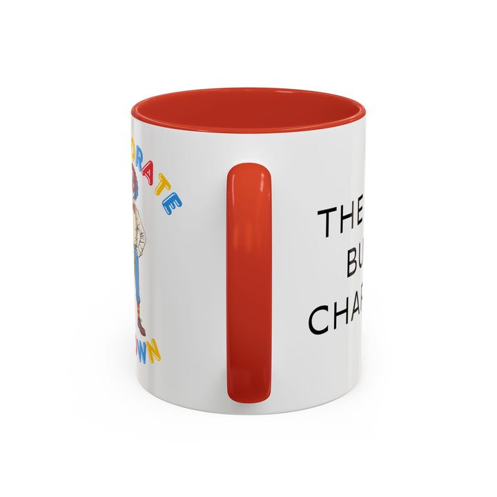 Corporate Clown - The Grind Builds Character – Accent Mug