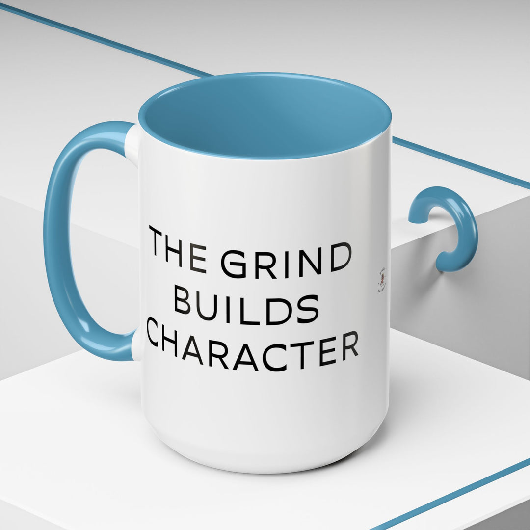 Corporate Clown - The Grind Builds Character – Accent Mug