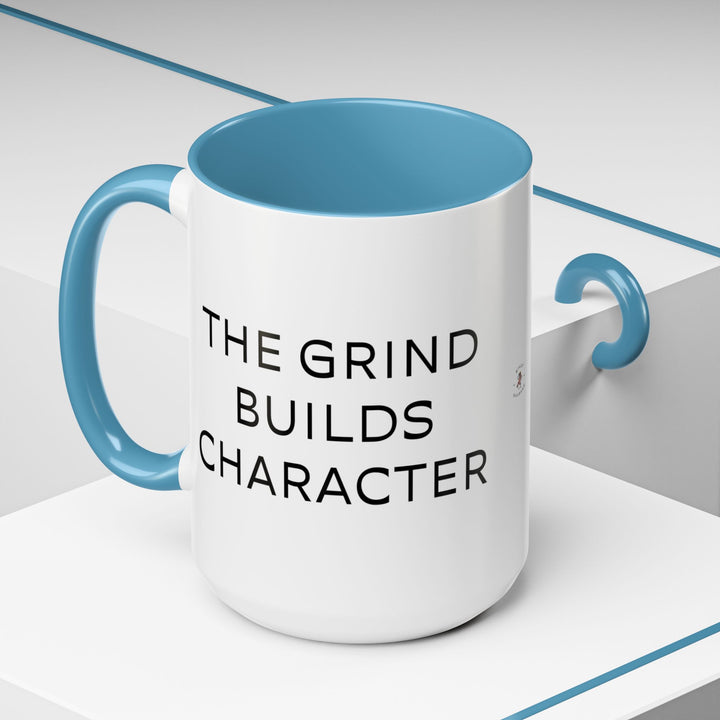 Corporate Clown - The Grind Builds Character – Accent Mug