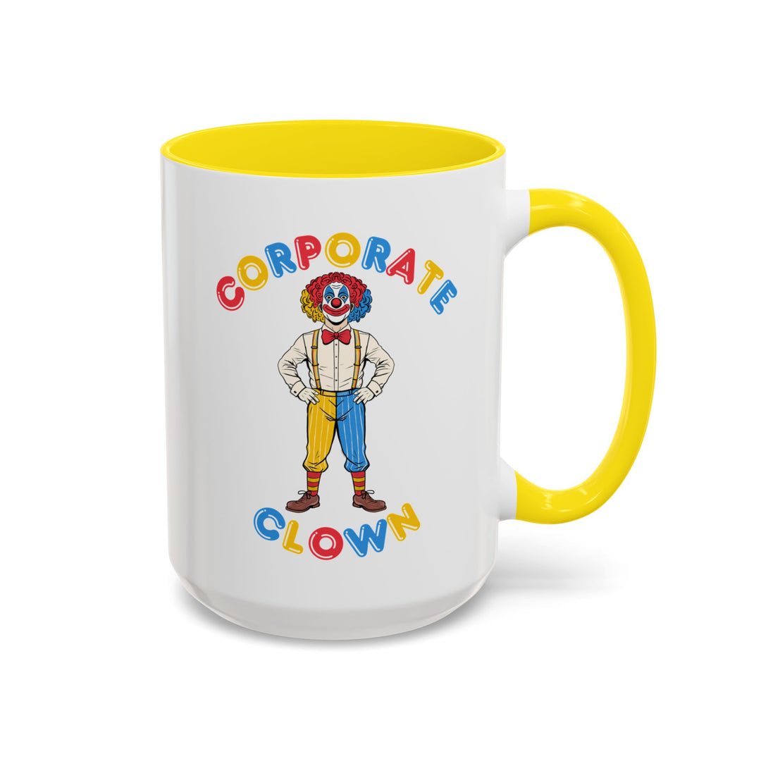 Corporate Clown - Weekends Are for Working – Accent Mug