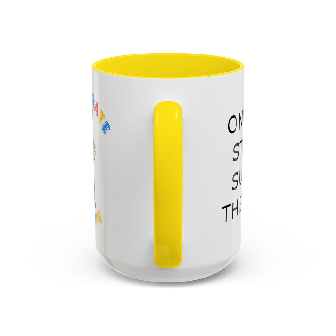 Corporate Clown - Only the Strong Survive the Grind – Accent Mug