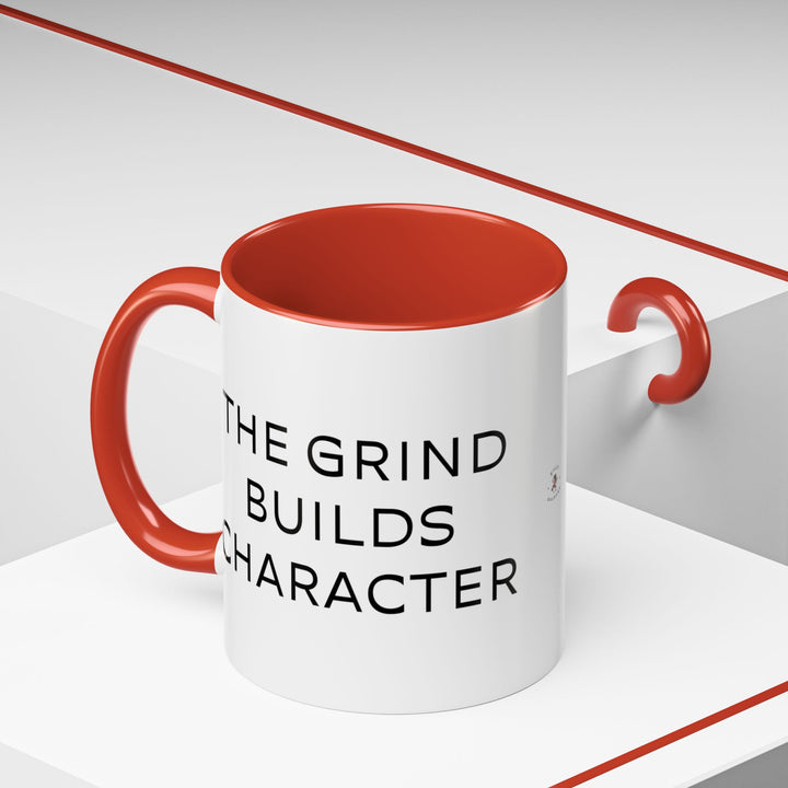 Corporate Clown - The Grind Builds Character – Accent Mug