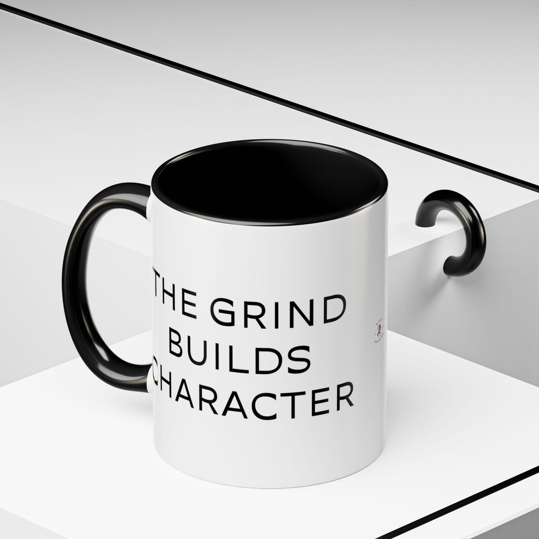Corporate Clown - The Grind Builds Character – Accent Mug