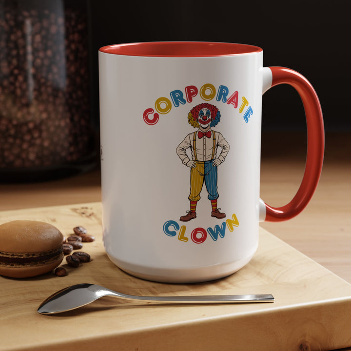 Corporate Clown - The Grind Builds Character – Accent Mug