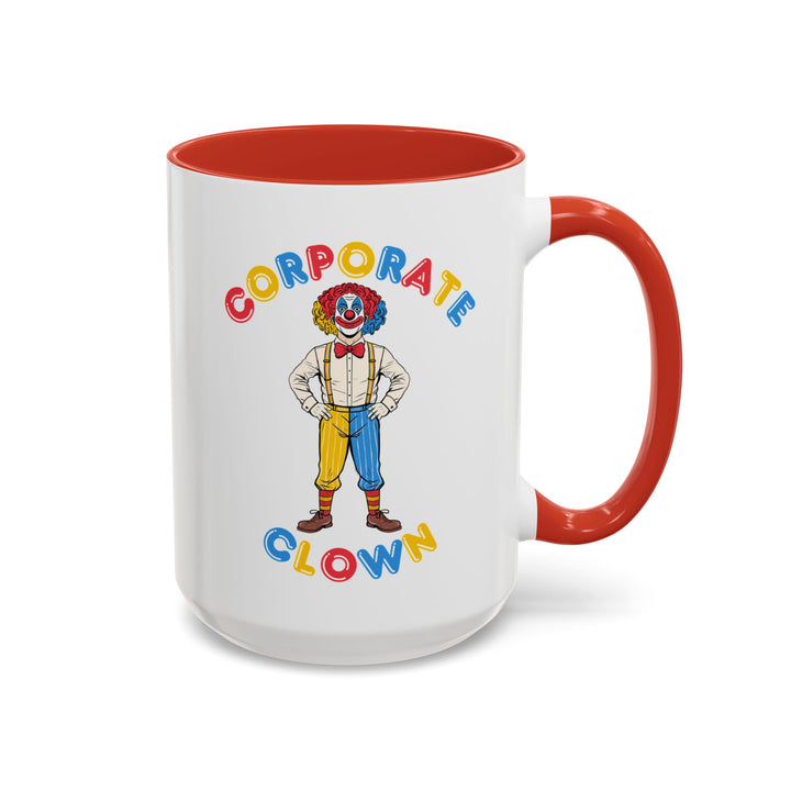 Corporate Clown - The Grind Builds Character – Accent Mug