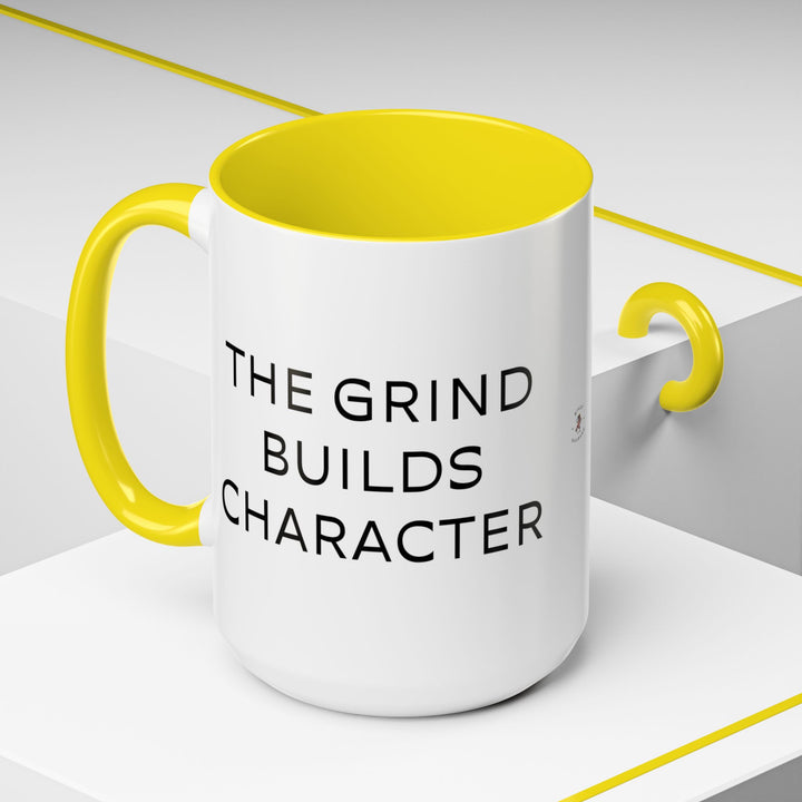 Corporate Clown - The Grind Builds Character – Accent Mug