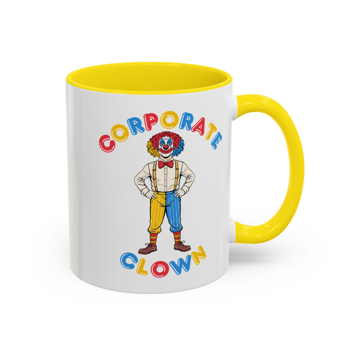 Corporate Clown - Only the Strong Survive the Grind – Accent Mug