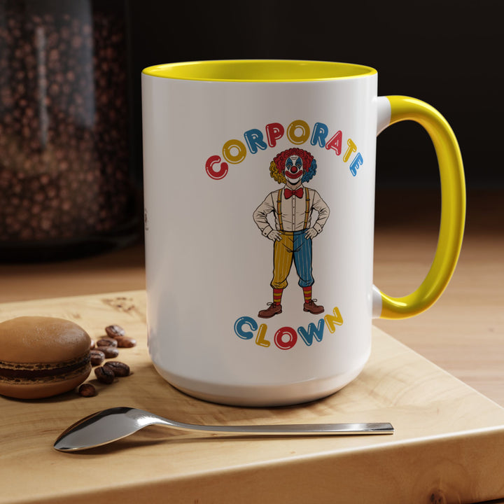 Corporate Clown - Only the Strong Survive the Grind – Accent Mug