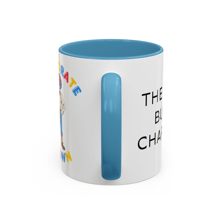 Corporate Clown - The Grind Builds Character – Accent Mug