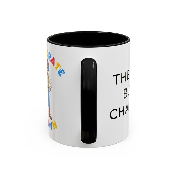 Corporate Clown - The Grind Builds Character – Accent Mug