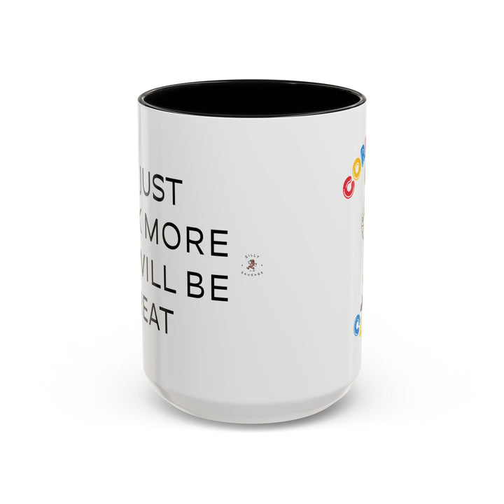 Corporate Clown - If I Just Work More Life Will Be Great – Accent Mug