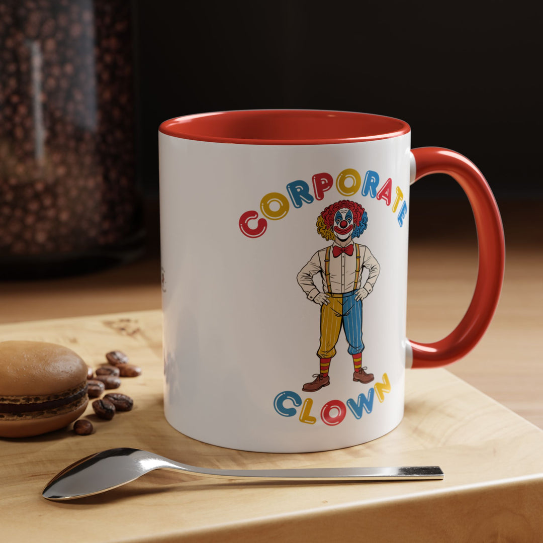 Corporate Clown - The Grind Builds Character – Accent Mug