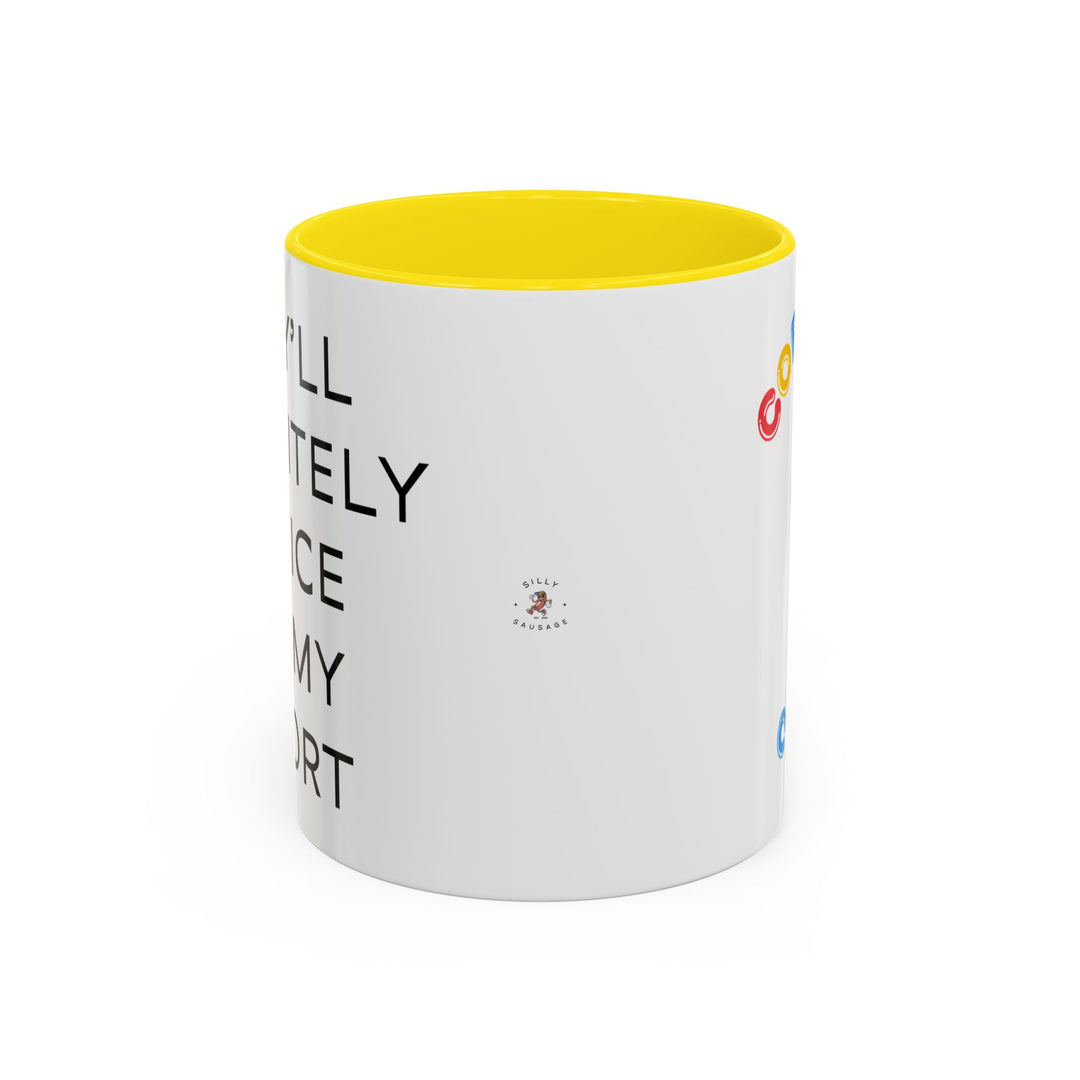 Corporate Clown - They’ll Definitely Notice All My Effort – Accent Mug