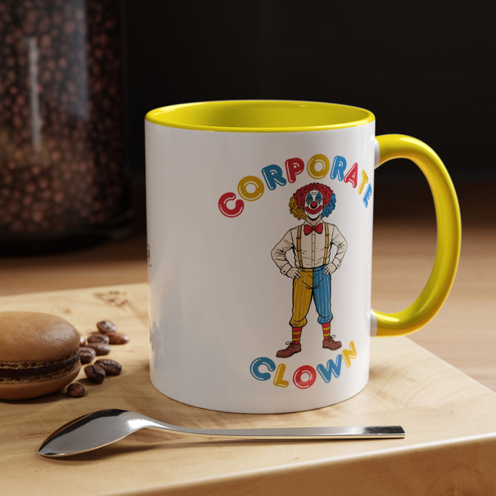 Corporate Clown - Only the Strong Survive the Grind – Accent Mug